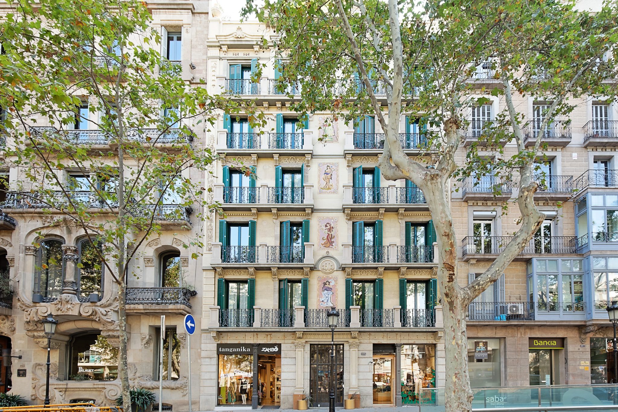 Fachada de Passeig de Gràcia 115, Barcelona
